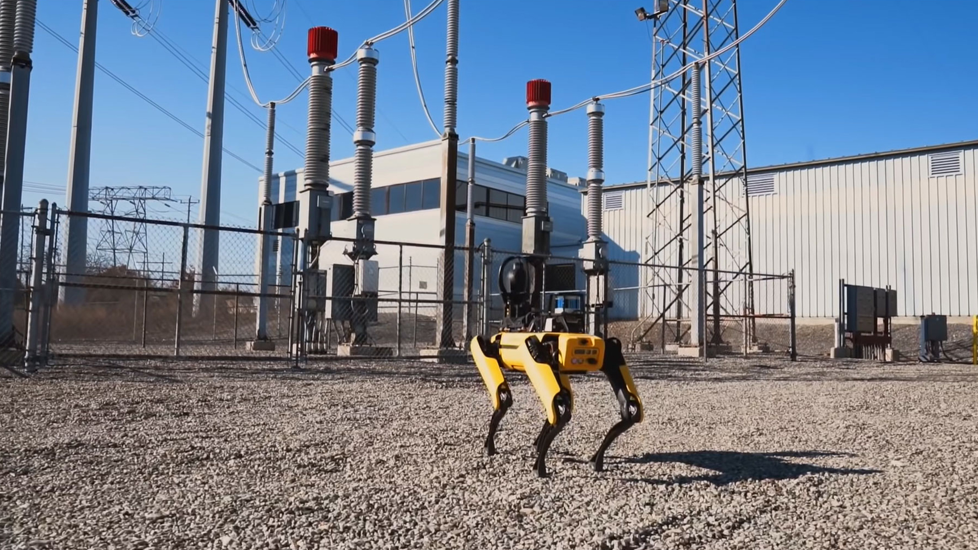 Boston Dynamics “Spot” in Electrical Substation. Photo: Boston Dynamics / YouTube