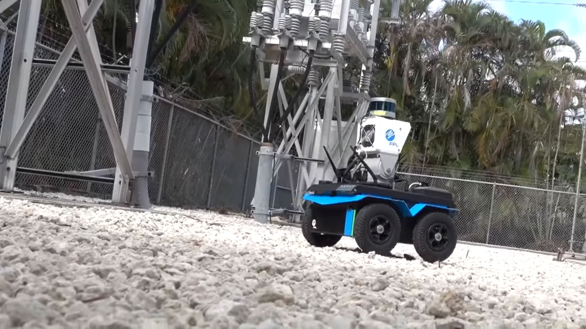 Florida Power and Light Substation Infrared Robot. Photo: FPL
